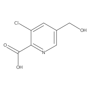 3-Chloro-5-(hydroxymethyl)picolinic acid Structure