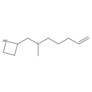 [(Azetidin-2-yl)methyl](methyl)(pent-4-en-1-yl)amine Structure