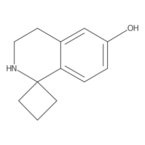 3',4'-Dihydro-2'H-spiro[cyclobutane-1,1'-isoquinolin]-6'-ol结构式