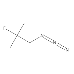 1-Azido-2-fluoro-2-methylpropane Structure
