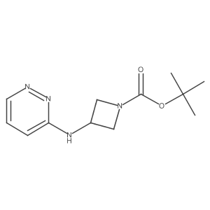 Tert-butyl 3-(pyridazin-3-ylamino)azetidine-1-carboxylate Structure