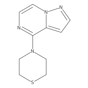 4-(Pyrazolo[1,5-a]pyrazin-4-yl)thiomorpholine Structure