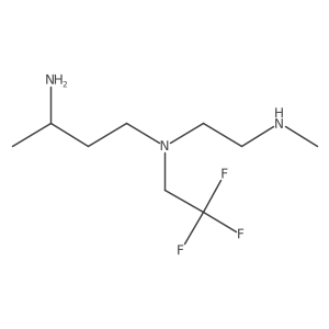 {2-[(3-Aminobutyl)(2,2,2-trifluoroethyl)amino]ethyl}(methyl)amine Structure