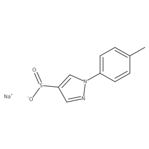 sodium 1-(4-methylphenyl)-1H-pyrazole-4-sulfinate Structure