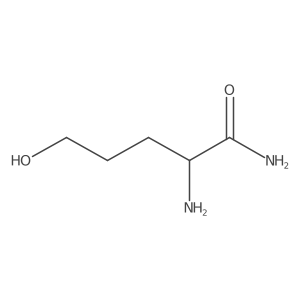 2-Amino-5-hydroxypentanamide结构式