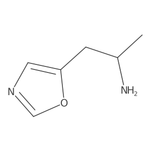 (2R)-1-(1,3-oxazol-5-yl)propan-2-amine结构式