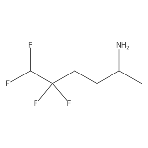 (2S)-5,5,6,6-tetrafluorohexan-2-amine Structure