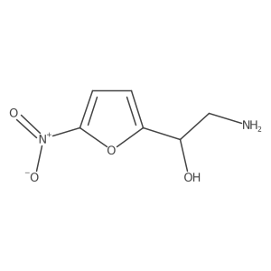 (1R)-2-amino-1-(5-nitrofuran-2-yl)ethan-1-ol结构式