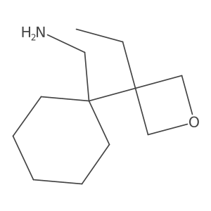 [1-(3-Ethyloxetan-3-yl)cyclohexyl]methanamine结构式