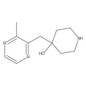 4-[(3-Methylpyrazin-2-yl)methyl]piperidin-4-ol Structure