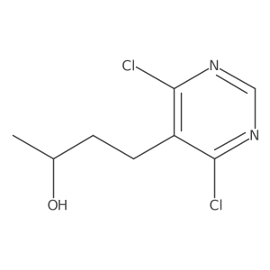 4-(4,6-Dichloropyrimidin-5-yl)butan-2-ol Structure