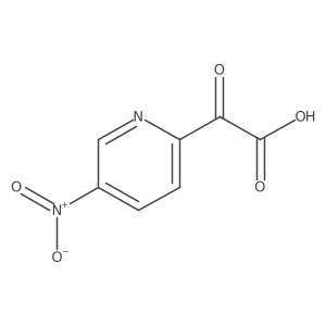 2-(5-Nitropyridin-2-yl)-2-oxoacetic acid Structure