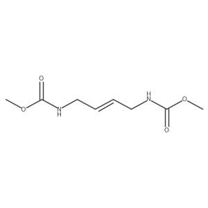 Carbamic acid, (2-butenylene)di-, dimethyl ester, (E)- Structure