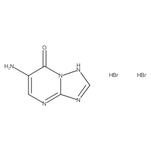 6-Amino-[1,2,4]triazolo[1,5-a]pyrimidin-7-oldihydrobromide Structure