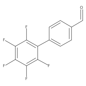 2',3',4',5',6'-Pentafluoro[1,1'-biphenyl]-4-carbaldehyde Structure