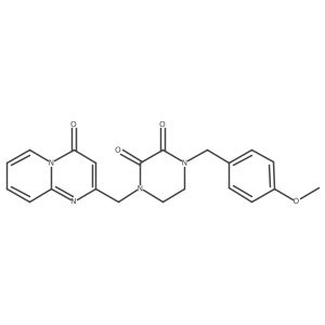 1-[(4-Methoxyphenyl)methyl]-4-[(4-oxopyrido[1,2-a]pyrimidin-2-yl)methyl]piperazine-2,3-dione结构式