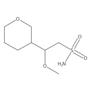 2-Methoxy-2-(oxan-3-yl)ethane-1-sulfonamide Structure