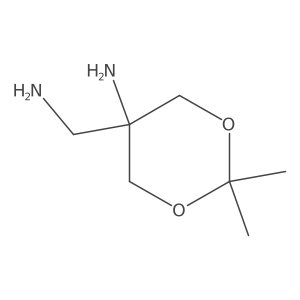 5-(Aminomethyl)-2,2-dimethyl-1,3-dioxan-5-amine Structure