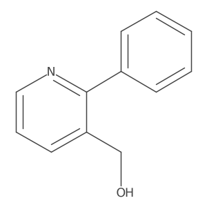 (2-Phenylpyridin-3-yl)methanol结构式