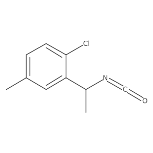 1-Chloro-2-(1-isocyanatoethyl)-4-methylbenzene Structure