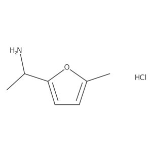 1-(5-Methylfuran-2-yl)ethan-1-amine hydrochloride结构式