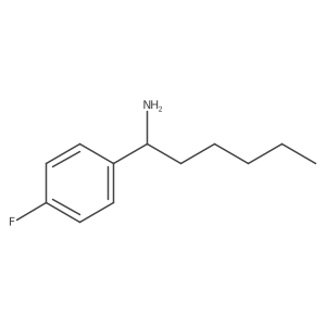 1-(4-Fluorophenyl)hexan-1-amine结构式