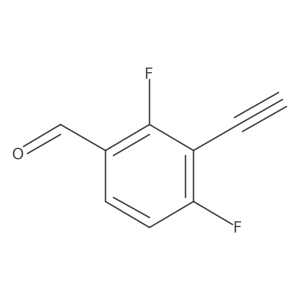 3-Ethynyl-2,4-difluorobenzaldehyde Structure