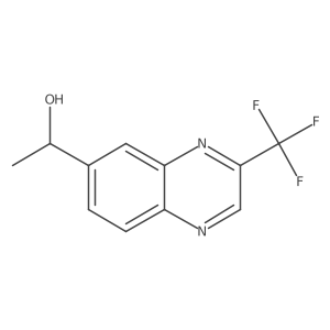 1-(3-(Trifluoromethyl)quinoxalin-6-yl)ethan-1-ol Structure