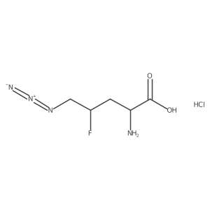 (2S,4R)-2-amino-5-azido-4-fluoropentanoicacidhydrochloride Structure