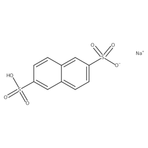 Naphthalene-2,6-disulphonic acid, sodium salt结构式