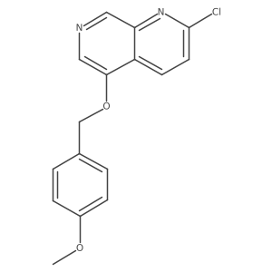 5-(4-Methoxybenzyloxy)-2-chloro-1,7-naphthyridine Structure