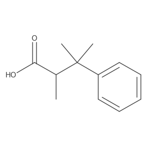 (2S)-2,3-dimethyl-3-phenylbutanoic acid结构式