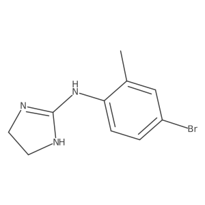 N-(4-Bromo-2-methylphenyl)-4,5-dihydro-1H-imidazol-2-amine Structure
