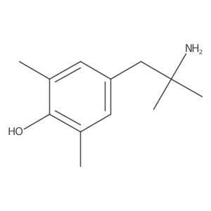 4-(2-Amino-2-methylpropyl)-2,6-dimethylphenol结构式