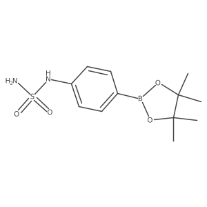 N-[4-(4,4,5,5-tetramethyl-1,3,2-dioxaborolan-2-yl)phenyl]sulfamide结构式