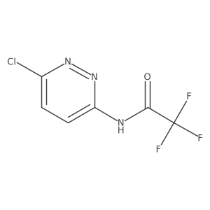 N-(6-Chloropyridazin-3-yl)-2,2,2-trifluoroacetamide Structure