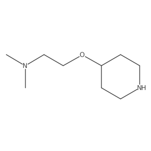 Dimethyl[2-(piperidin-4-yloxy)ethyl]amine Structure