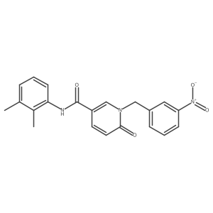 N-(2,3-dimethylphenyl)-1-(3-nitrobenzyl)-6-oxo-1,6-dihydropyridine-3-carboxamide结构式