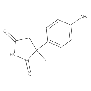 3-(4-Amino-phenyl)-3-methyl-pyrrolidine-2,5-dione Structure