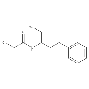 2-Chloro-n-[1-(hydroxymethyl)-3-phenylpropyl]acetamide结构式