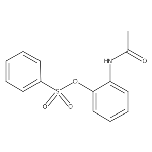 2-Acetamidophenyl benzenesulfonate结构式