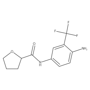 N-[4-amino-3-(trifluoromethyl)phenyl]oxolane-2-carboxamide Structure