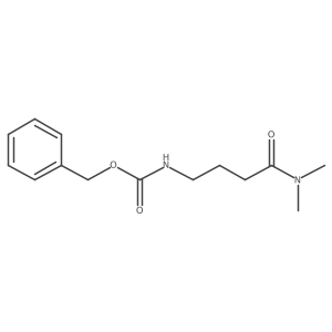 Benzyl (3-dimethylcarbamoylpropyl)carbamate结构式