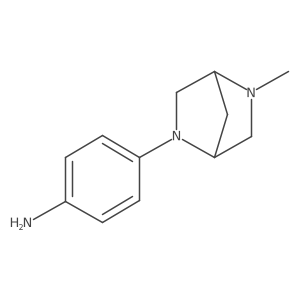 4-(5-Methyl-2,5-diaza-bicyclo[2.2.1]hept-2-yl)-phenylamine结构式