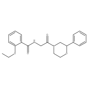 2-ethoxy-N-(2-oxo-2-(2-phenylmorpholino)ethyl)benzamide Structure
