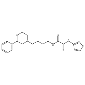 N1-(isoxazol-3-yl)-N2-(4-(2-phenylmorpholino)butyl)oxalamide Structure