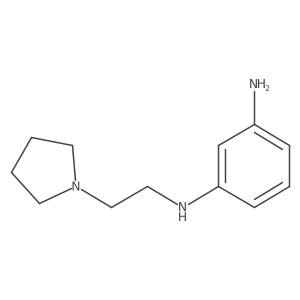 3-N-(2-pyrrolidin-1-ylethyl)benzene-1,3-diamine Structure