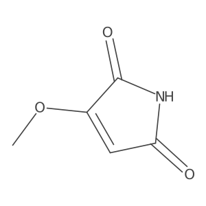 3-methoxy-1H-pyrrole-2,5-dione结构式