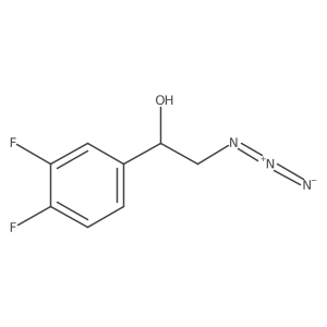 2-Azido-1-(3,4-difluorophenyl)ethanol Structure