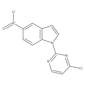1-(4-Chloro-2-pyrimidinyl)-5-nitro-1H-indole结构式
